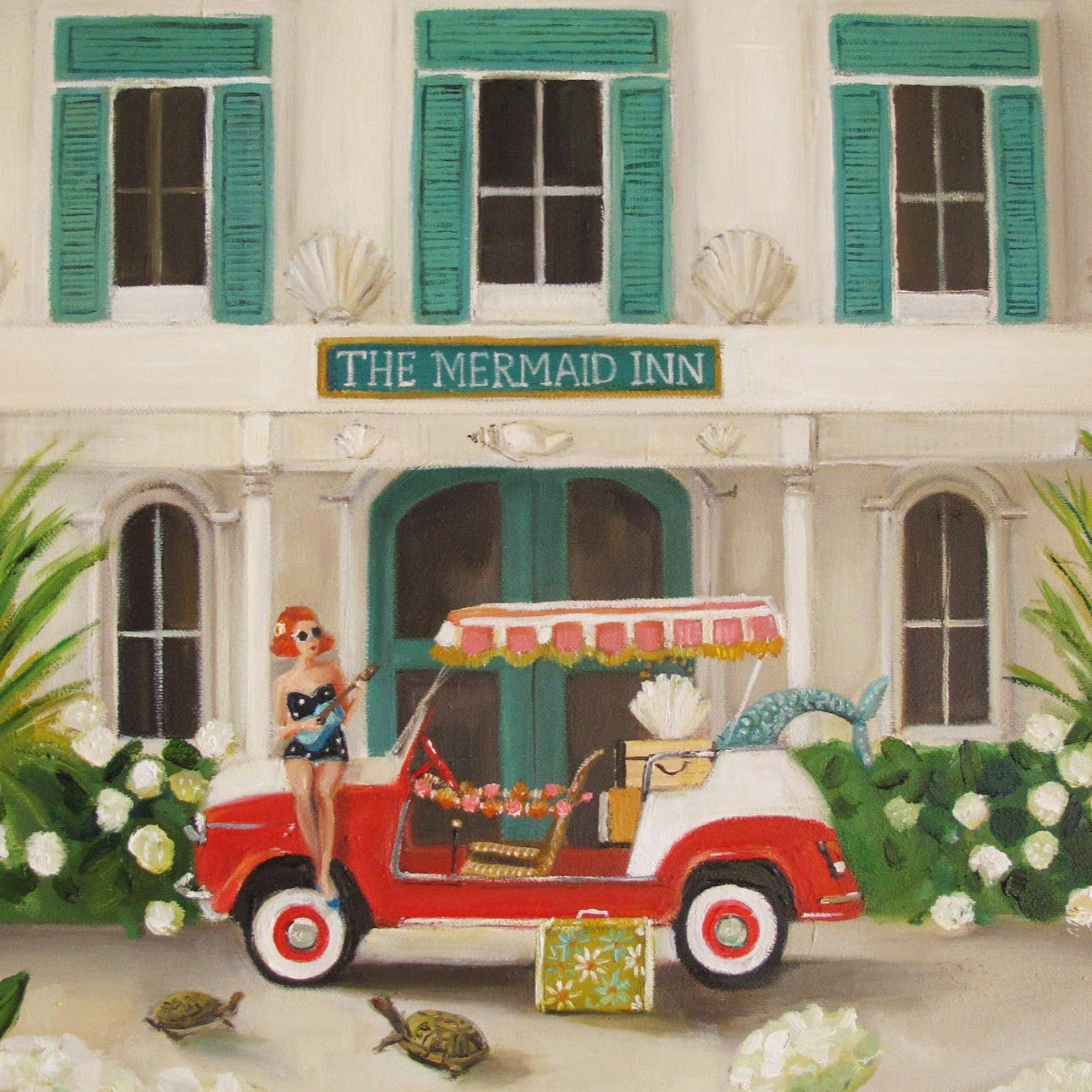 Janet Hill Studio - The Mermaid Inn Art Print