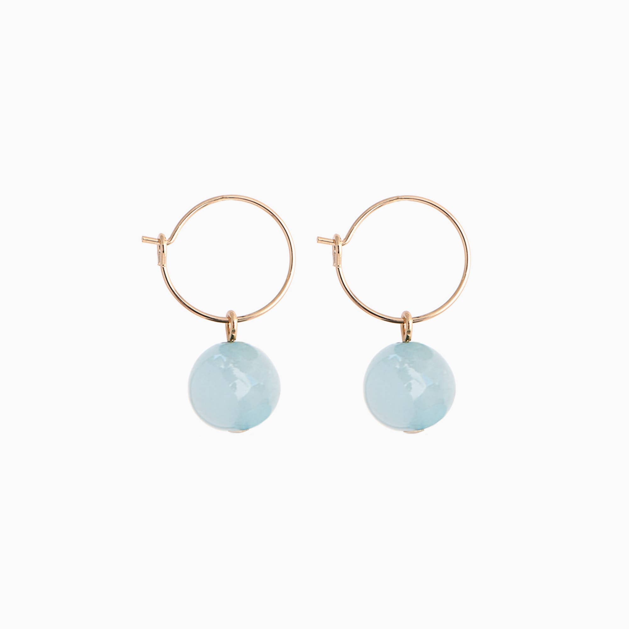 Titlee - WOLCOTT Haze Bead Hoop Earrings