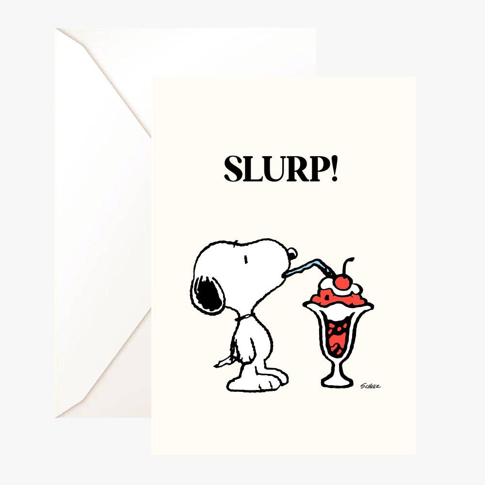 Titlee - Snoopy "Slurp" Card
