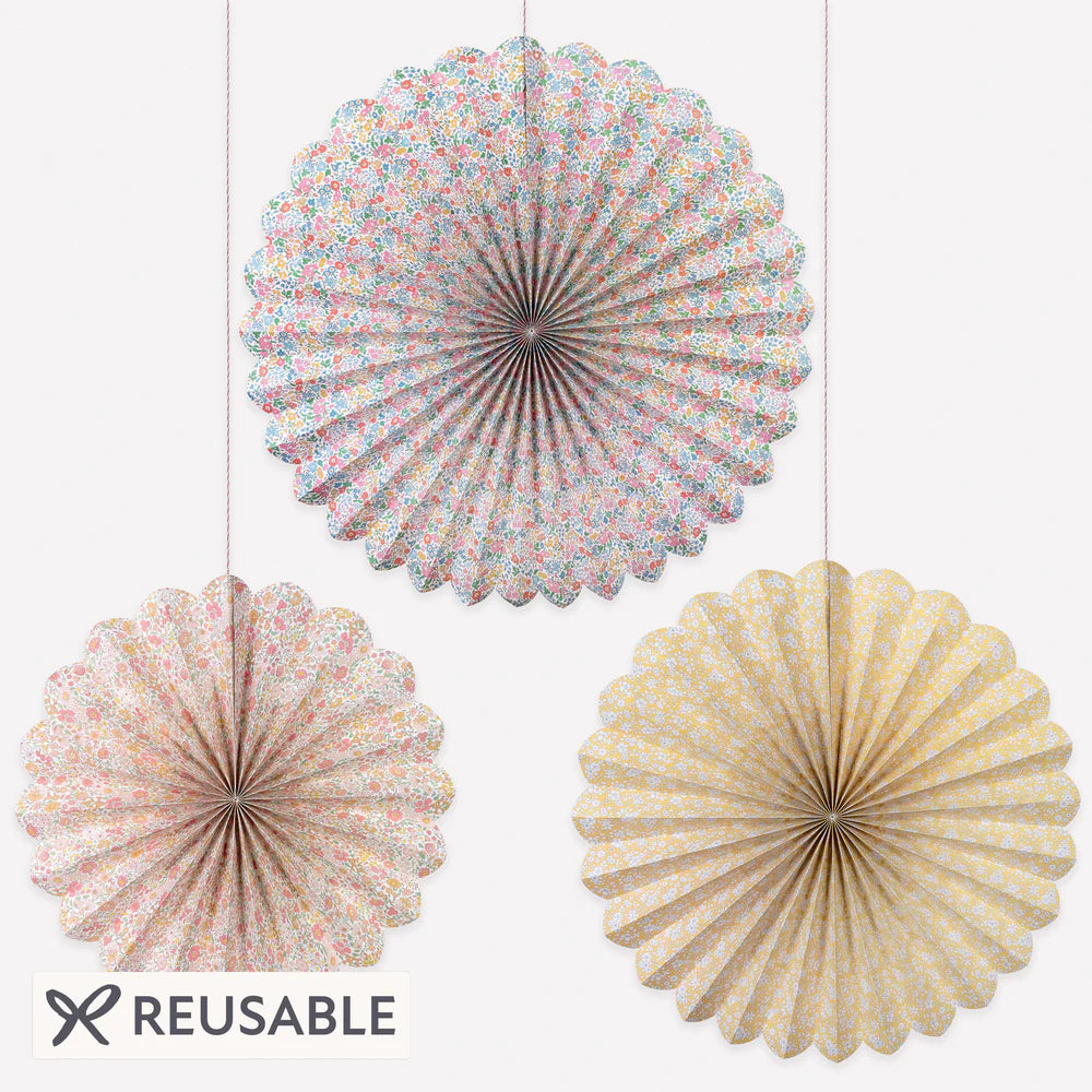 Liberty Paper Pinwheel Decorations