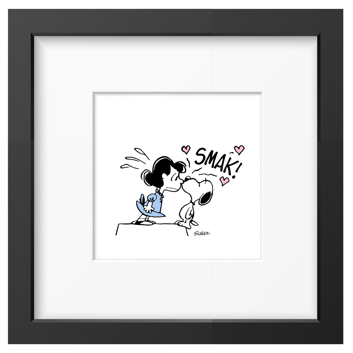 Magpie - Peanuts Smak! Framed Print Handmade