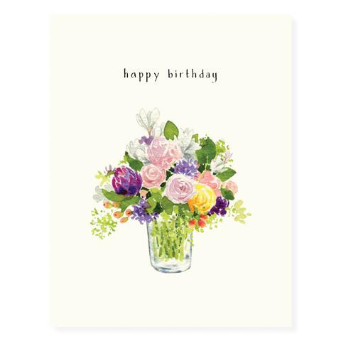 English Garden Birthday Card - Belle De Provence