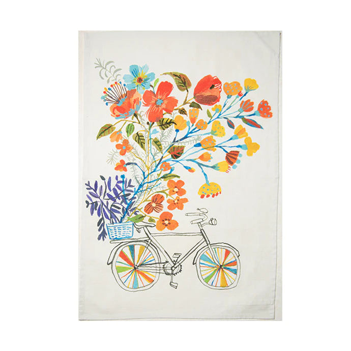 Bike Baskets Tea Towel