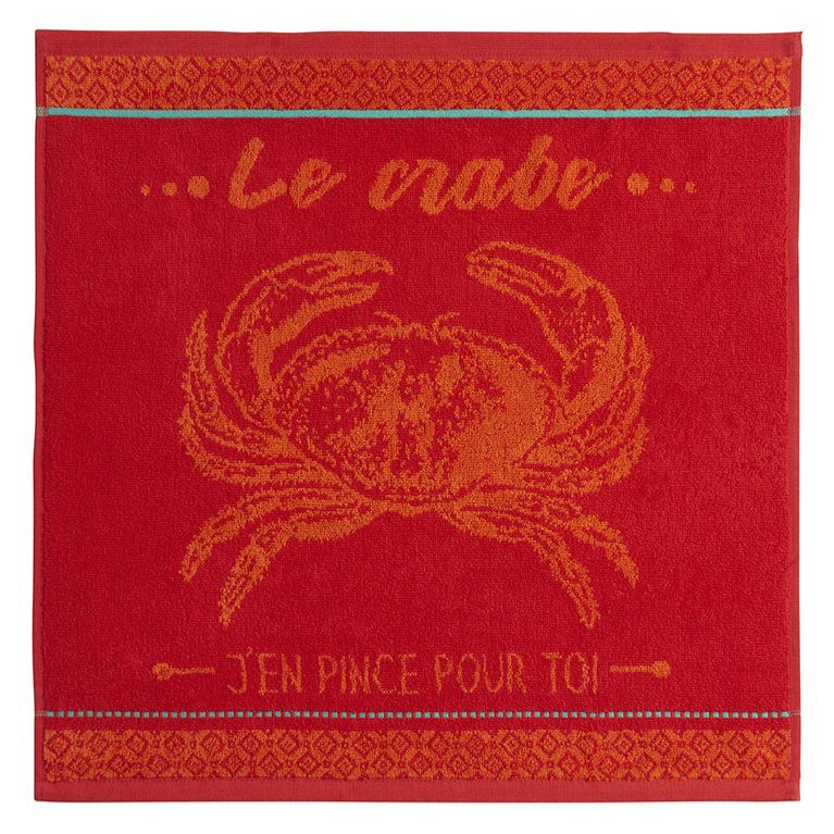 Le Crabe Terry Tea Towel - Belle De Provence