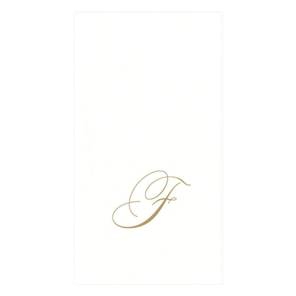 Initial Paper Linen Guest Towel - Belle De Provence
