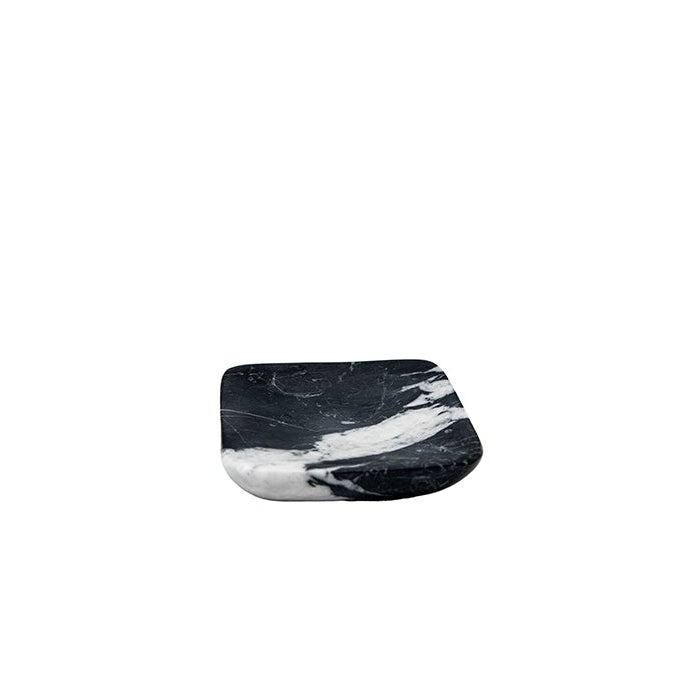 Black Marble Square Soap Dish - Belle De Provence
