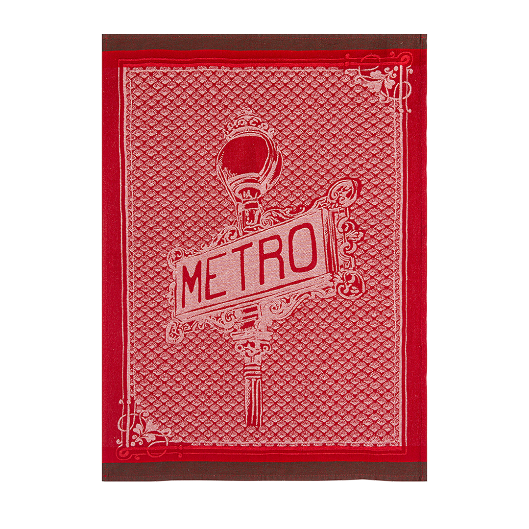Coucke - Torchon Panneau Métro