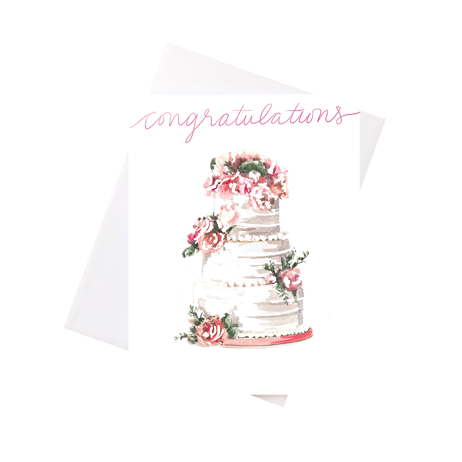 Wedding Cake Card - Belle De Provence