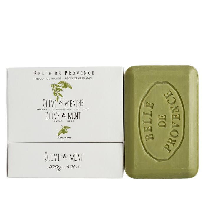 Olive Mint 200g Bar Soap - Belle De Provence