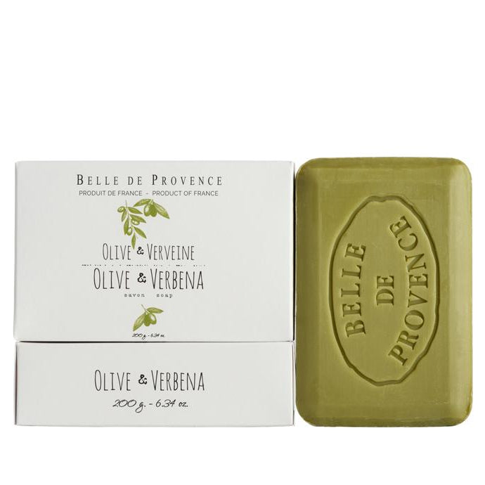 Olive Verbena 200g Bar Soap - Belle De Provence