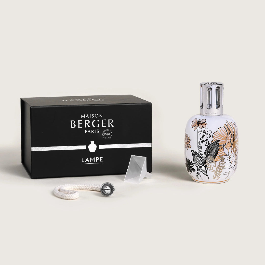 Maison Berger Paris diffuser bottle with packaging on a light gray background