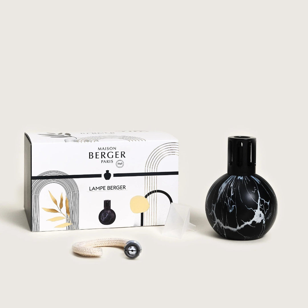 Maison Berger lamp and packaging on a white background