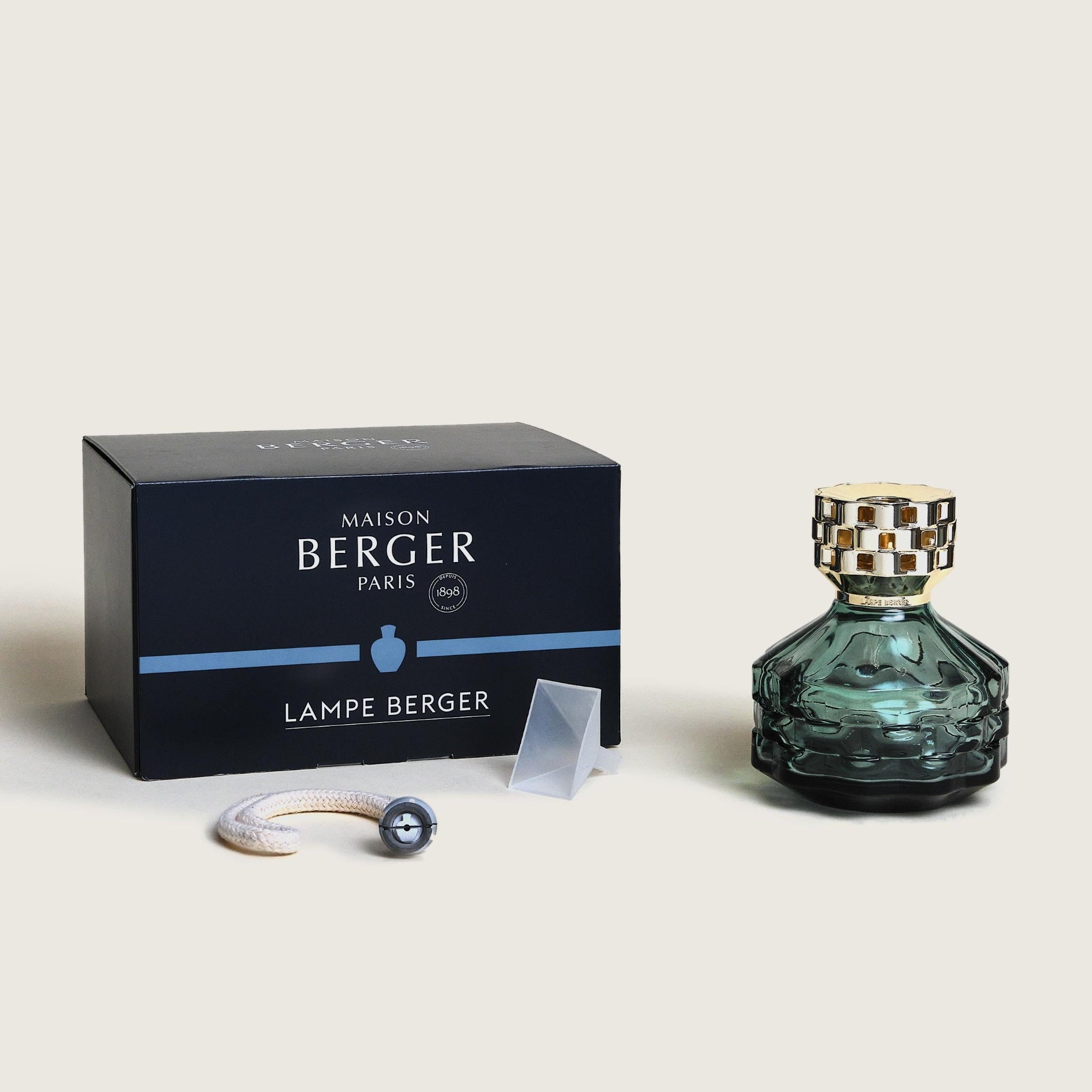 Maison Berger Paris diffuser with packaging on a beige background
