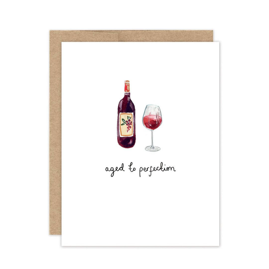 Aged To Perfection Birthday - Luxe A2 Card