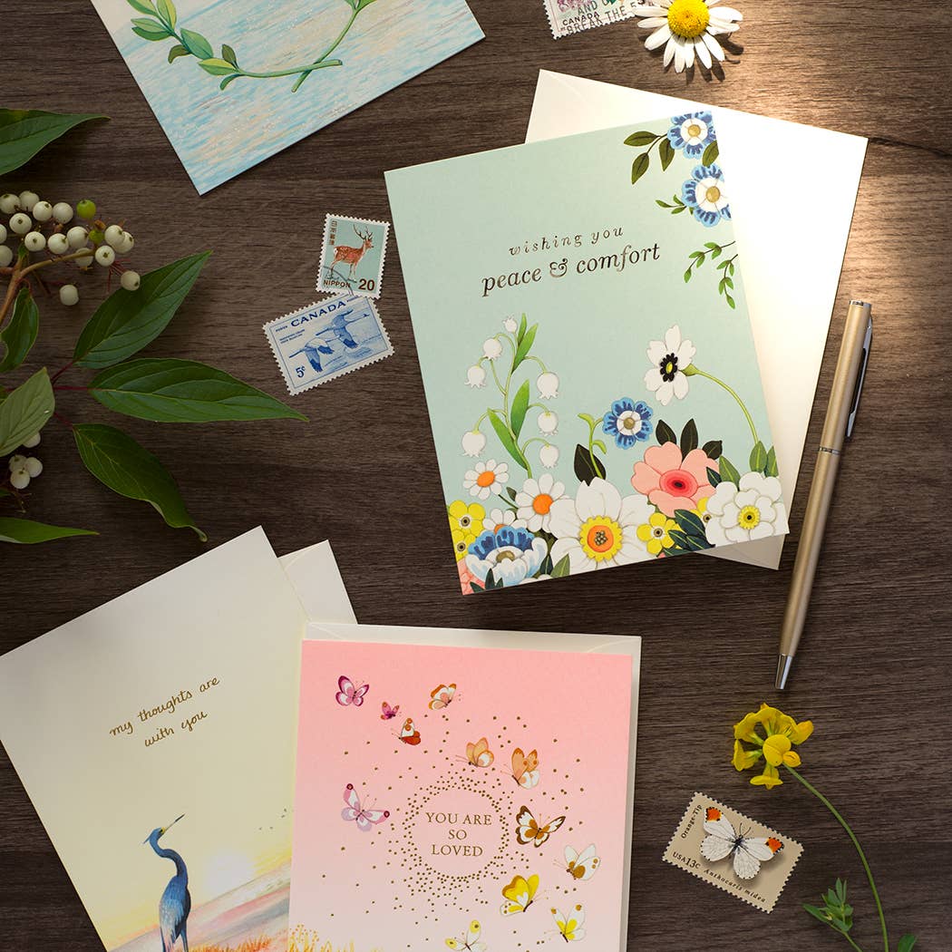 JooJoo Paper - Serenity in Bloom Greeting Card
