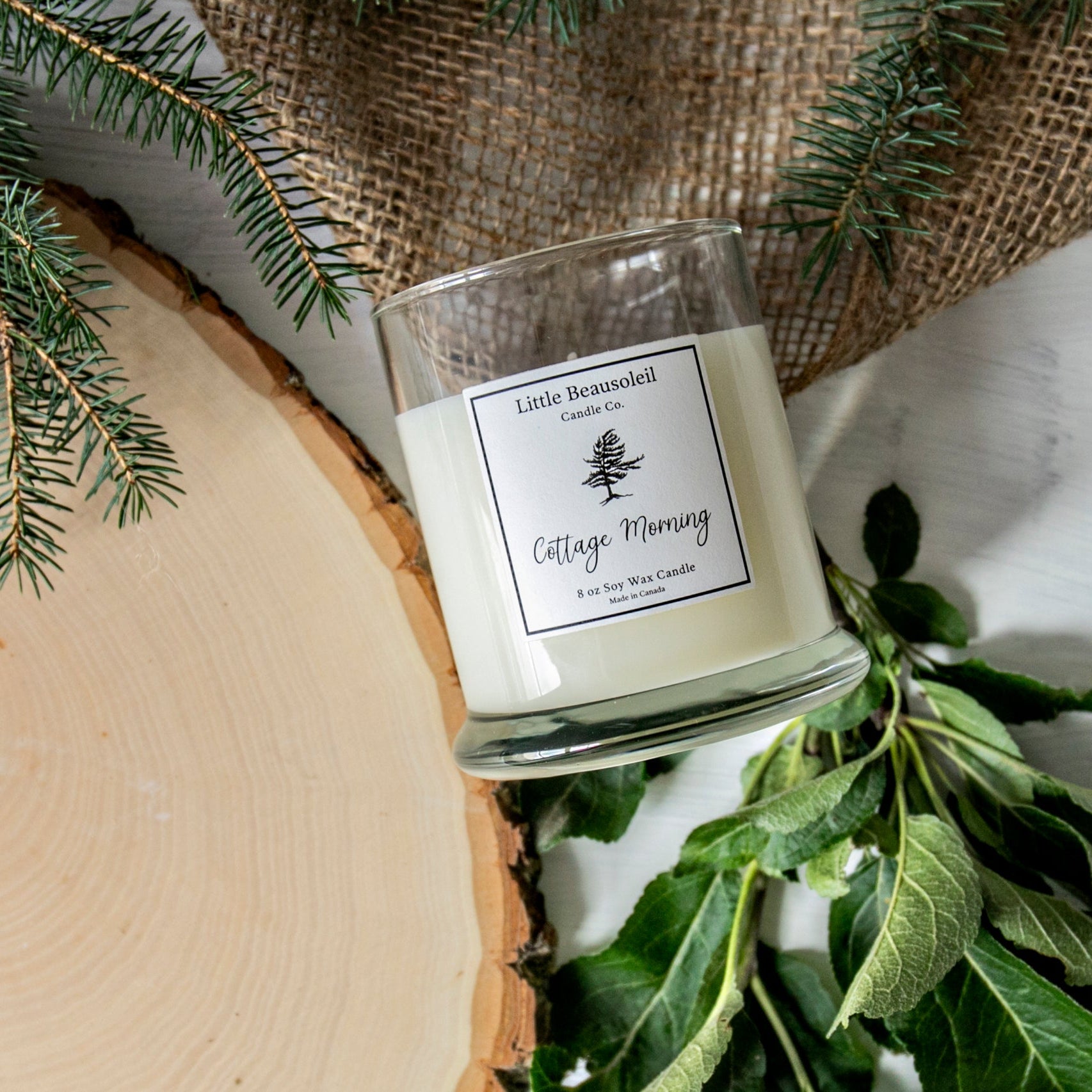 Little Beau Soleil - Cottage Morning Candle 8oz