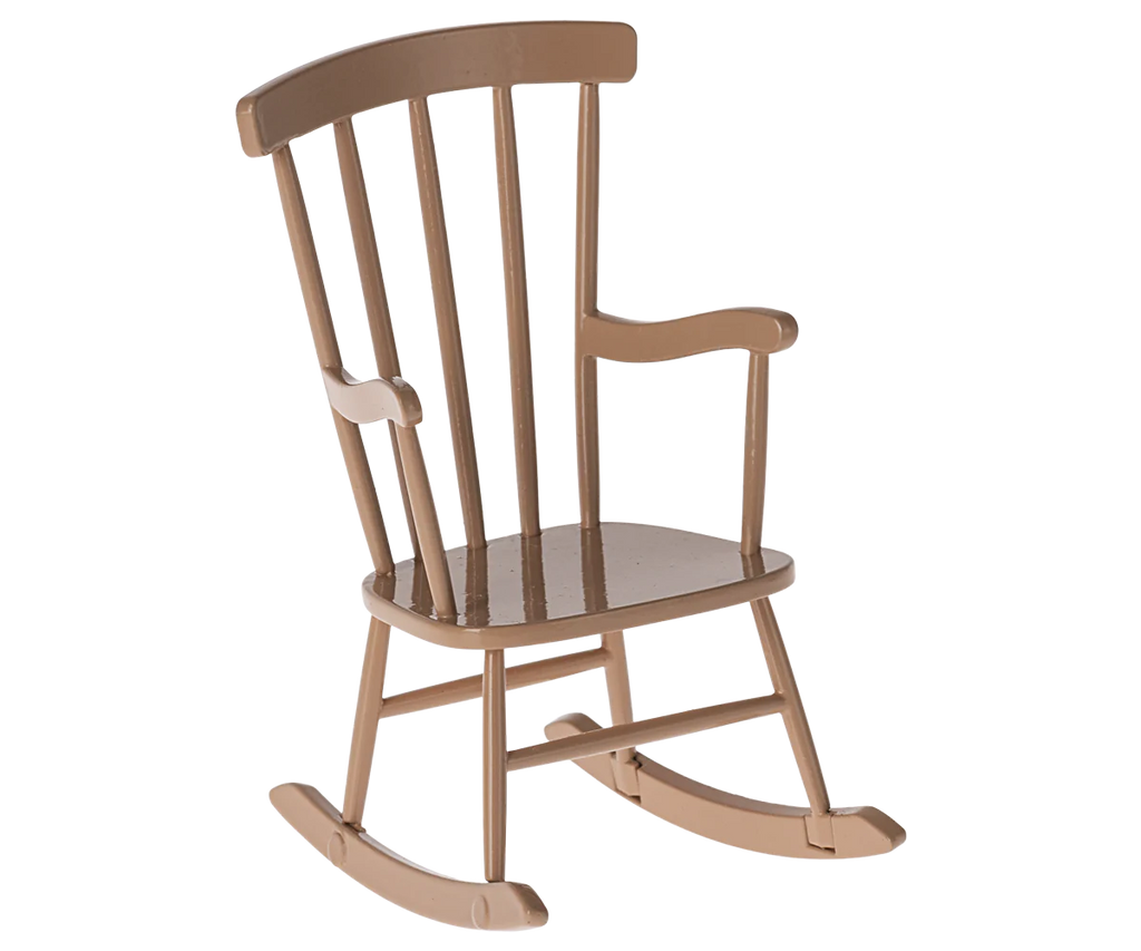 Maileg Mouse Rocking Chair Dark Powder