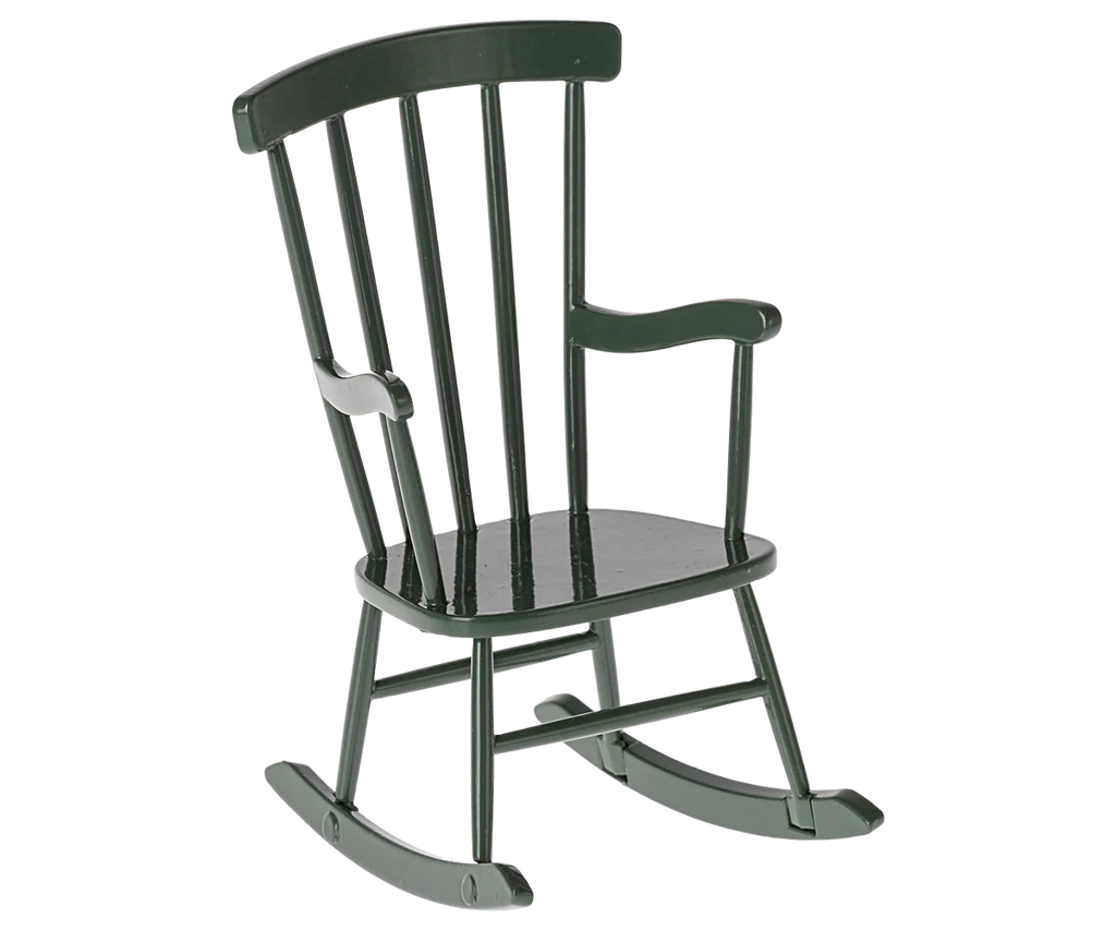 Maileg Mouse Rocking Chair Dark Green