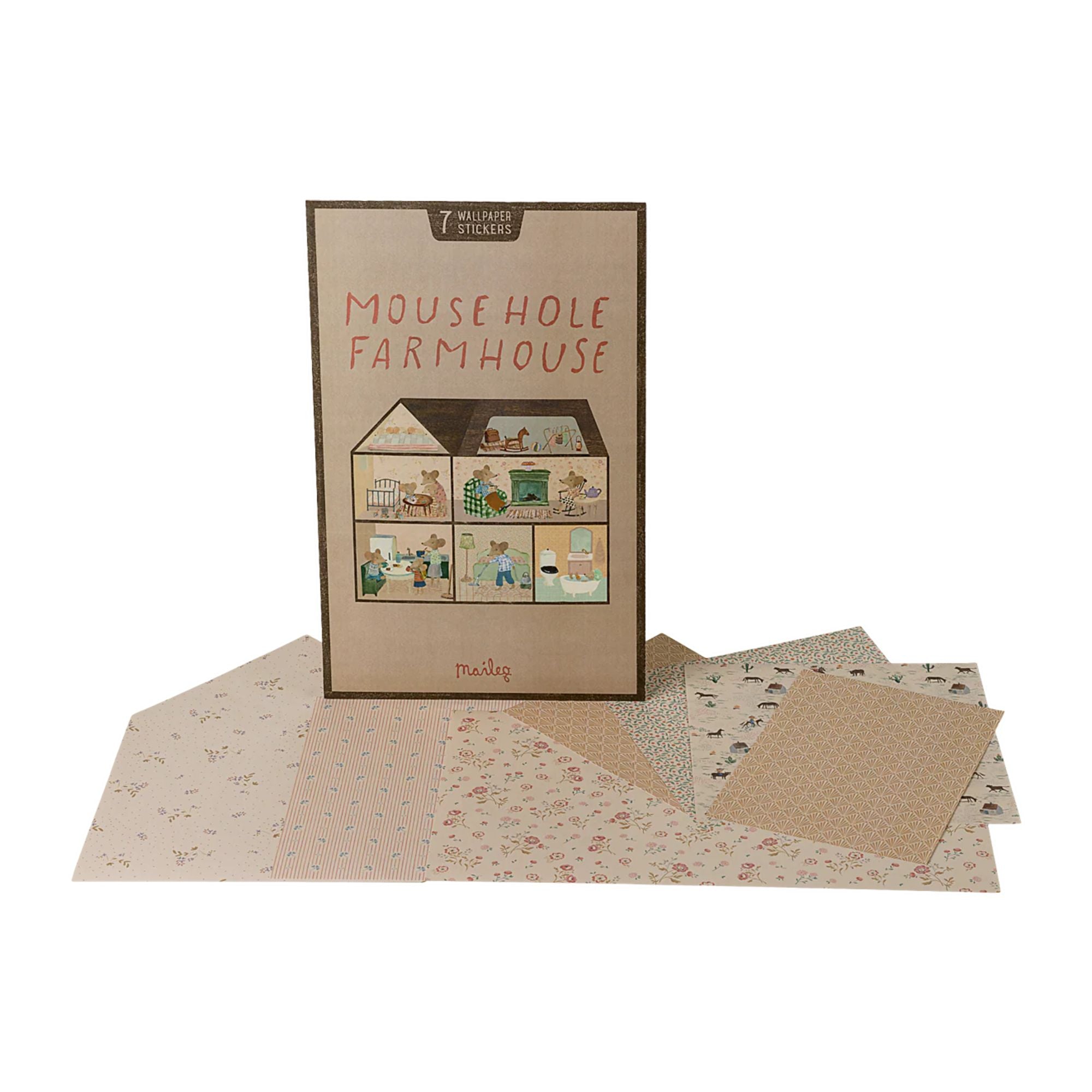 Maileg - Mouse Farmhouse Wallpaper