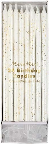 Gold Glitter Birthday Candles