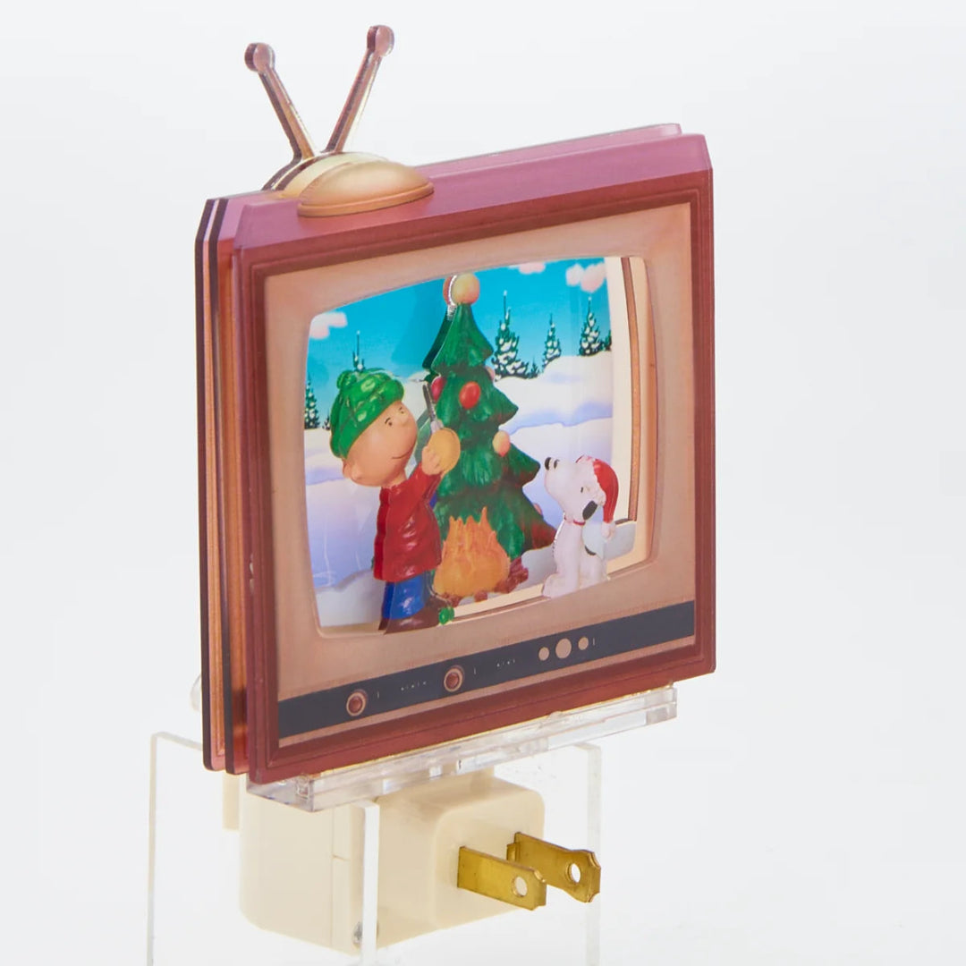 Veilleuse décorative pour sapin de Noël Peanuts TV