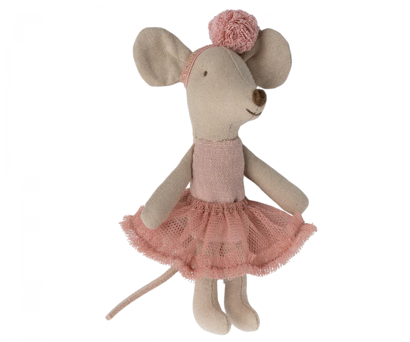 Maileg Ballerina Little Sister Mouse - Rose