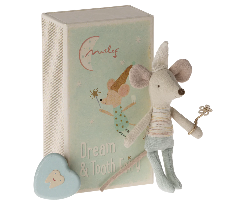 Maileg Little Brother Tooth Fairy Mouse in Box