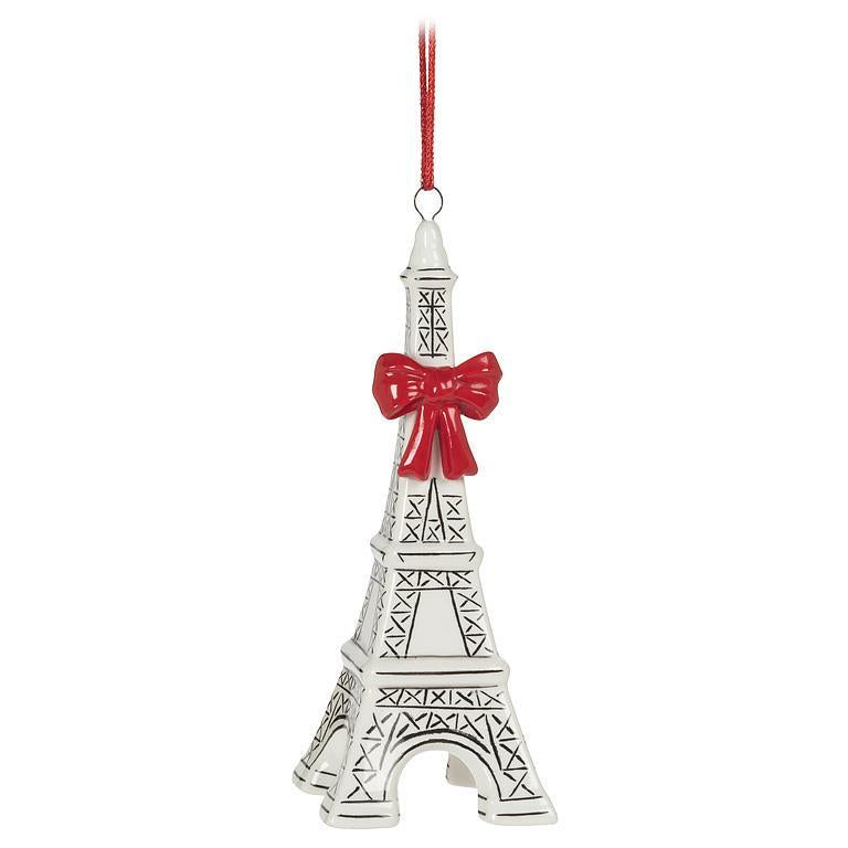 Festive Eiffel Ornament