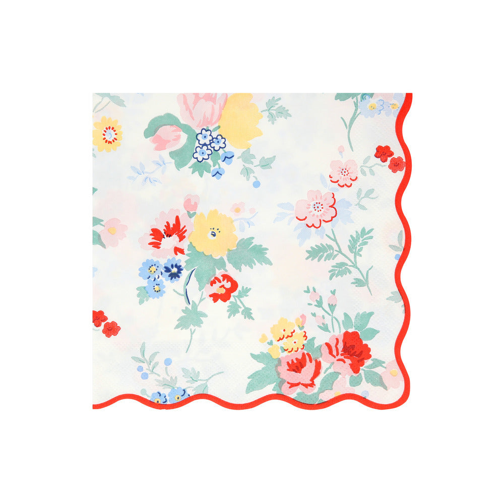 Vintage Floral Large Napkin