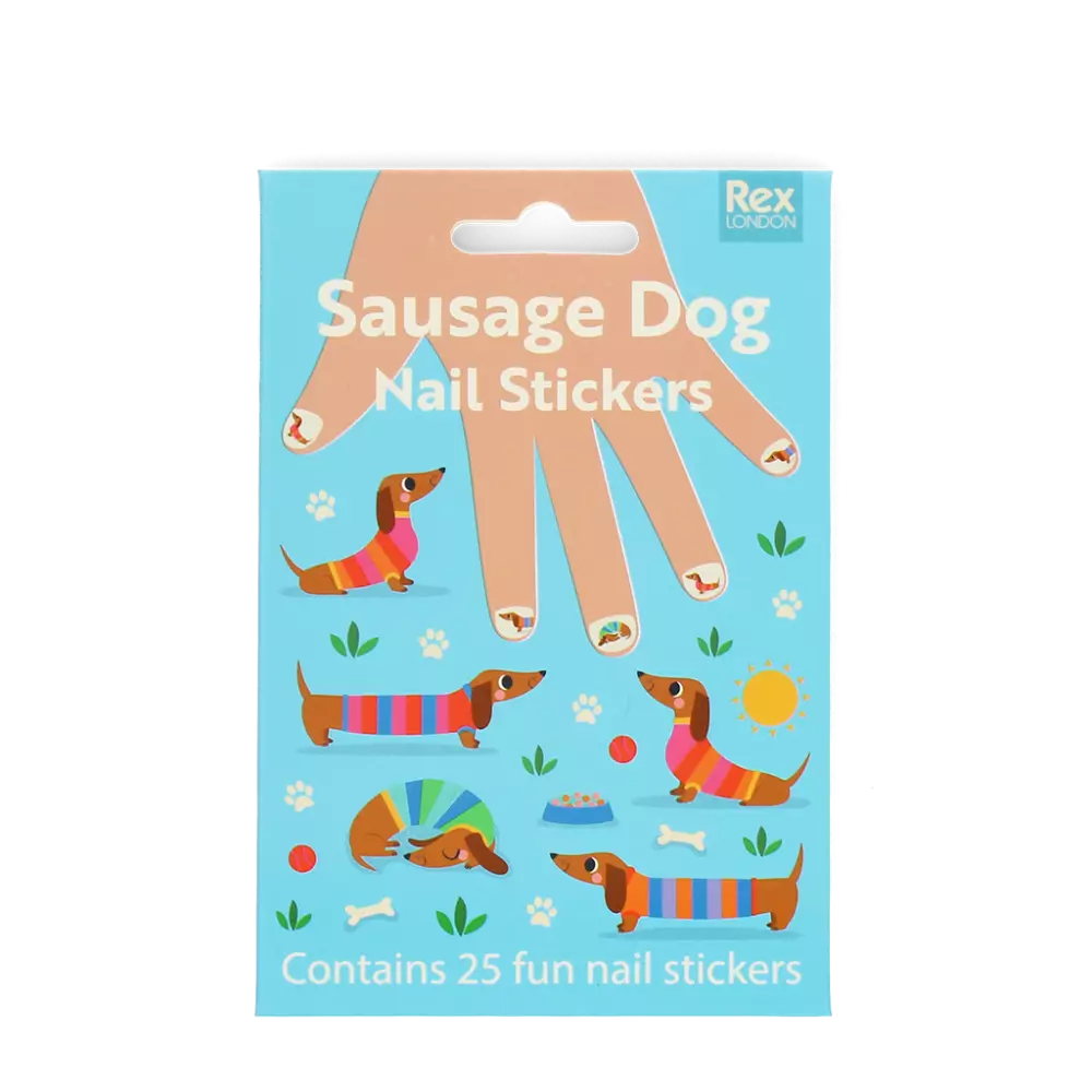 Sausage Dog Nail Stickers