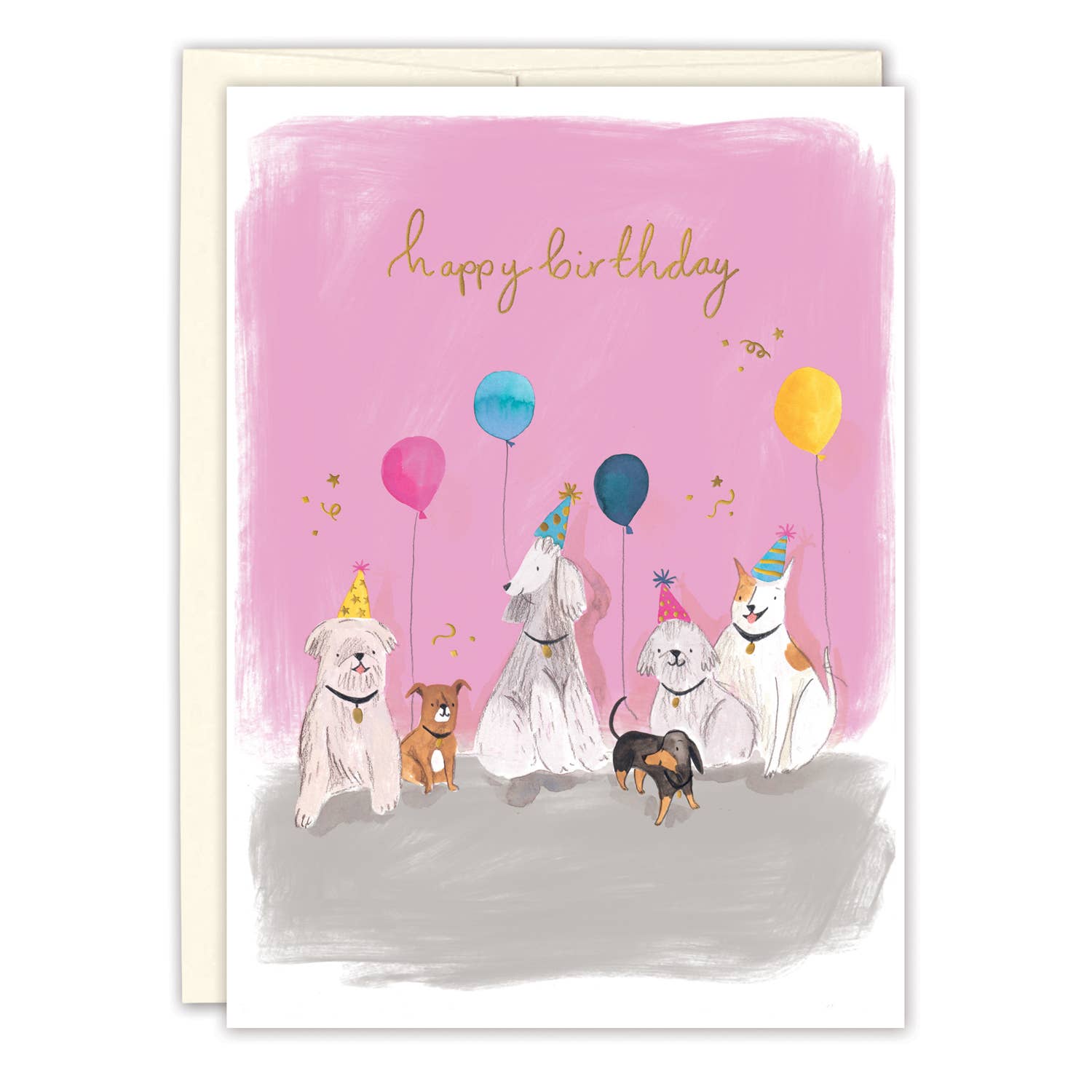 Carte d'anniversaire pour chiot