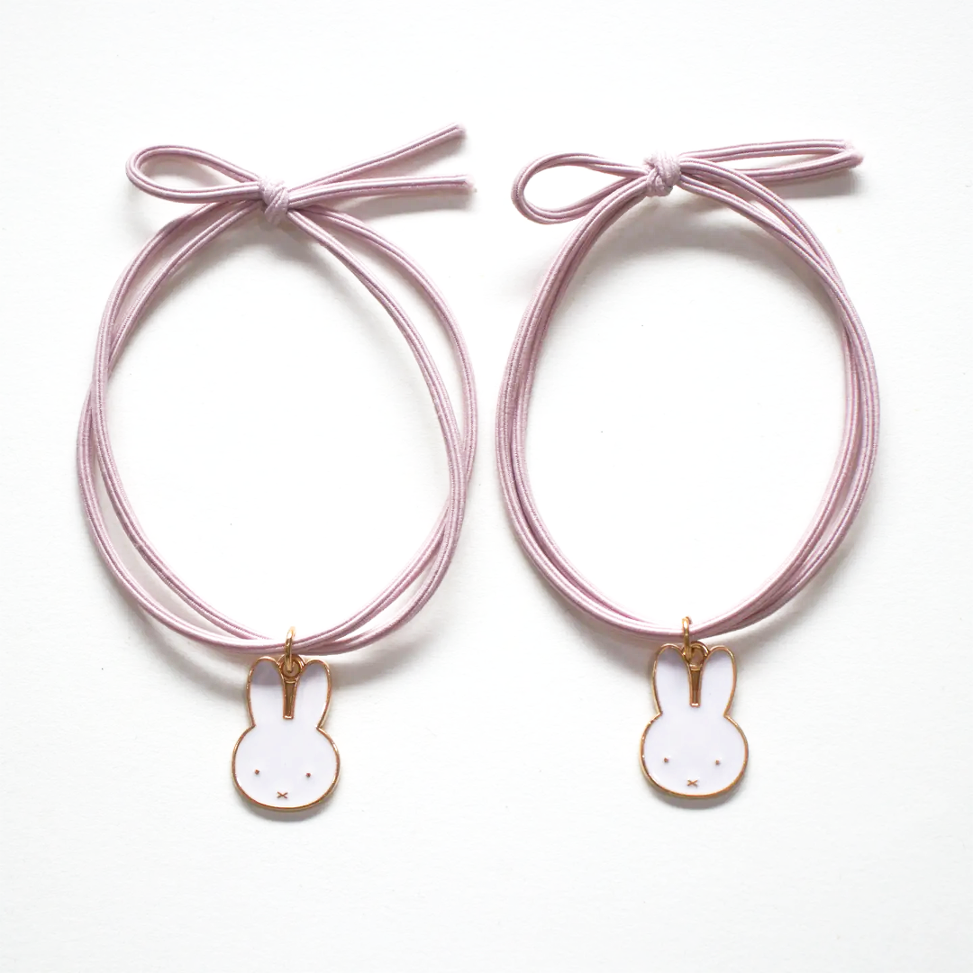 Yuko B - ✨ Duos Bracelets & Élastiques Miffy - Rose✨