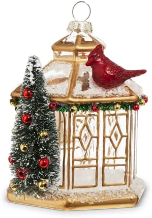 Glass Pagoda Ornament