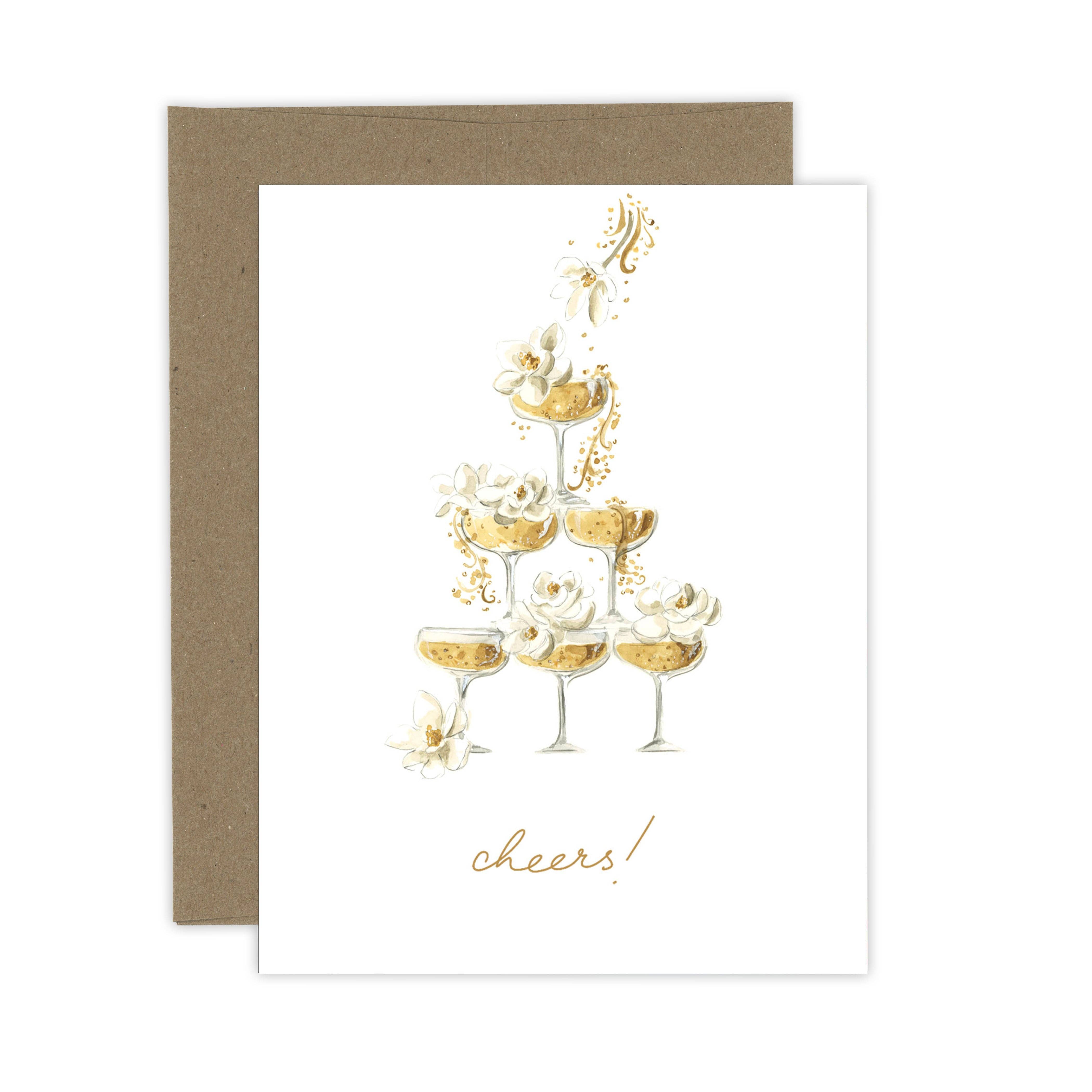 Champagne Cheers Card