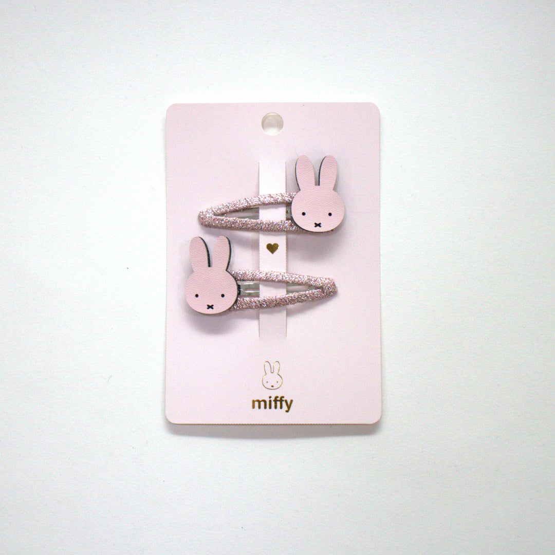 Yuko B - Pince à cheveux rose Miffy