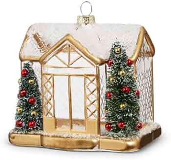 Glass House Ornament