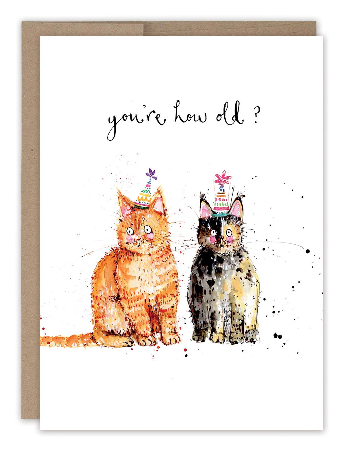 Carte d'anniversaire "Chats, quel âge as-tu ?"