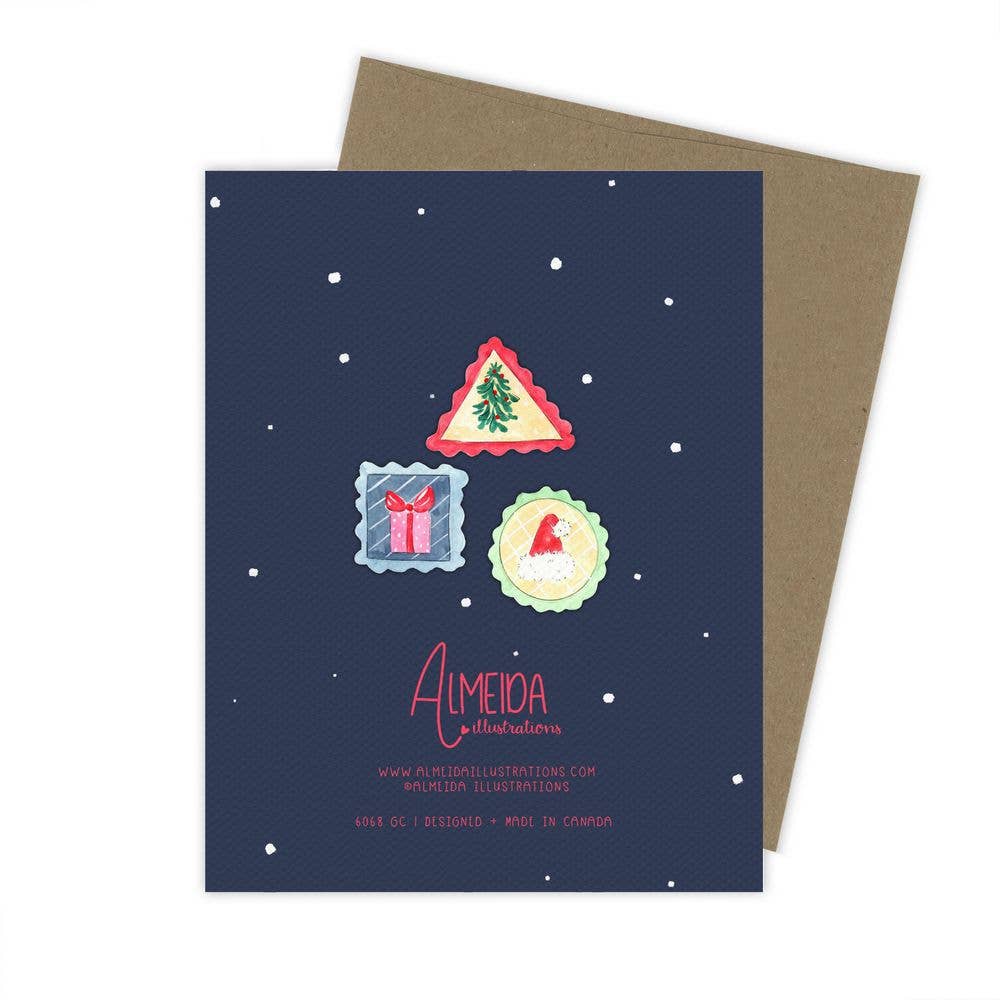 Christmas Stamps Card