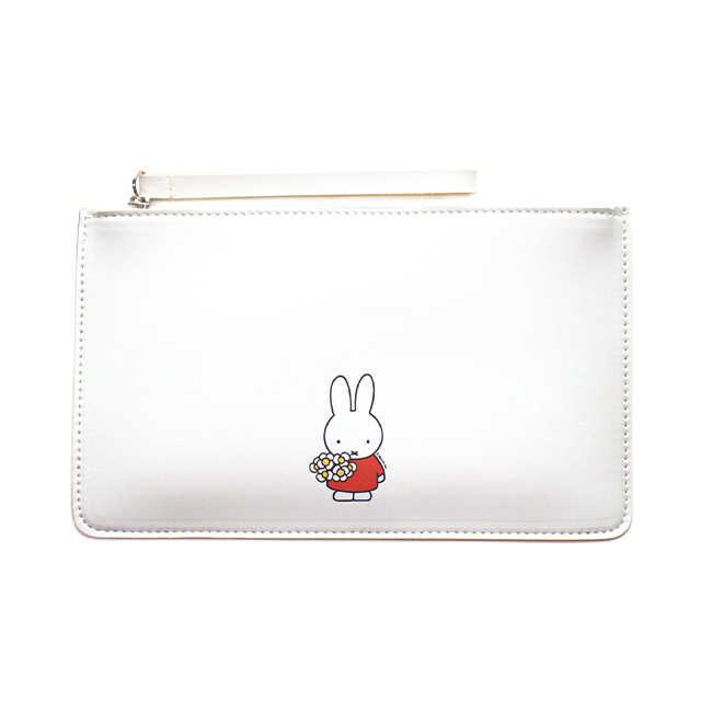 Yuko B - Trousse Miffy Flowers (Beige) I Collection ©Mercis