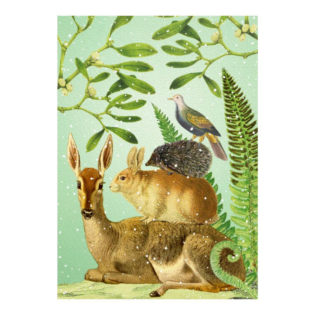 Madame Treacle - Holiday Animals Card