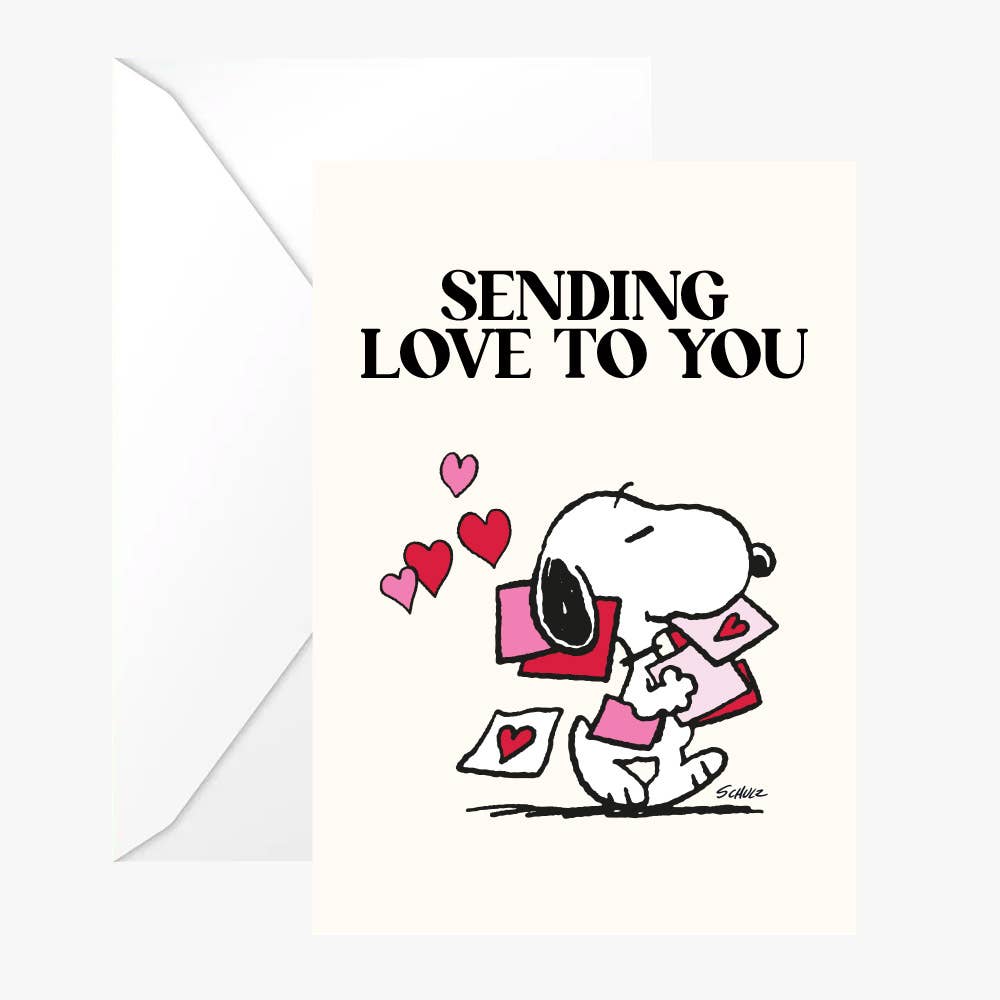 Titre - Carte Double Snoopy « Tu es spécial pour moi » avec enveloppe blanche