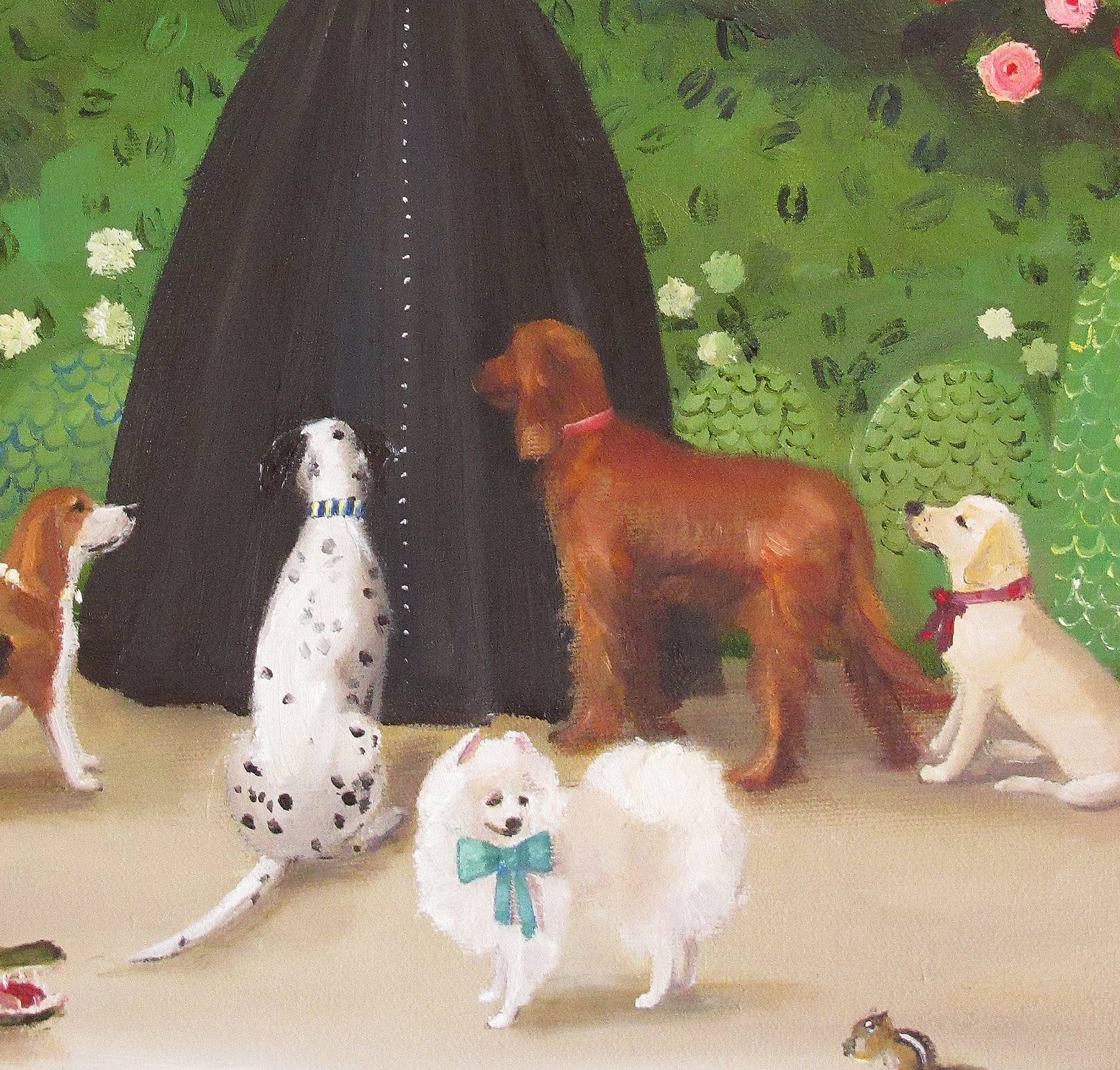 Janet Hill Studio - Miss Moon Lesson One Art Print