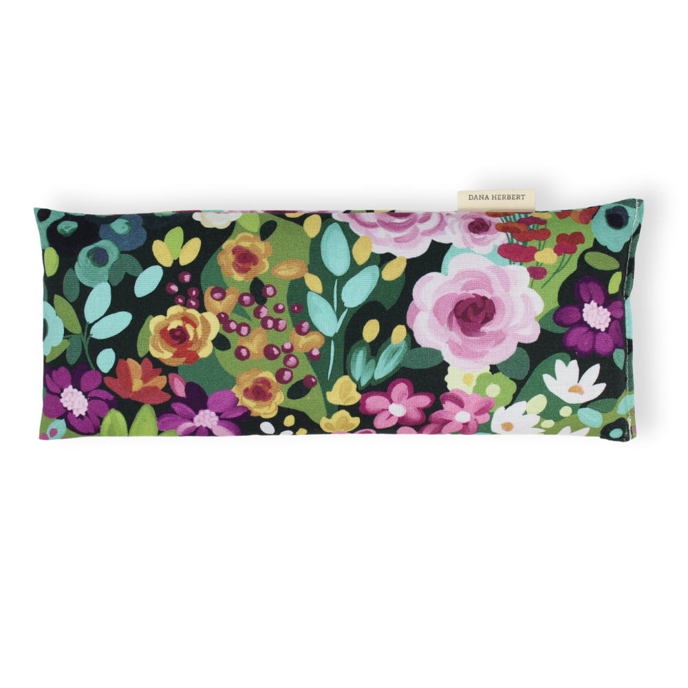 Floral patterned product on a white background