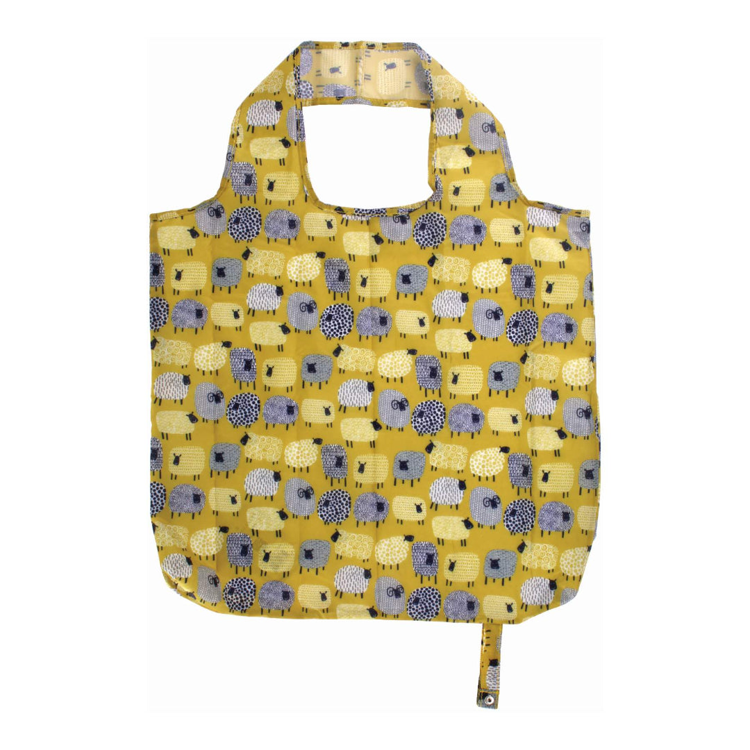 Sac réutilisable enroulable en forme de mouton