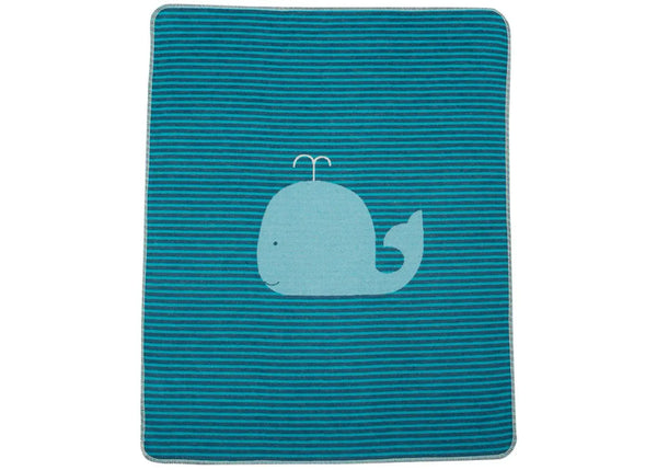 Juwel Baby Blanket - Stripe Whale