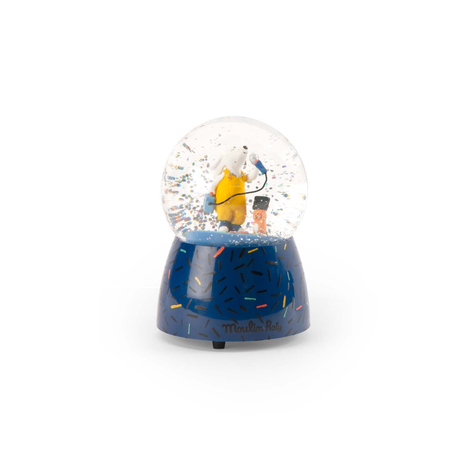 Moulin Roty - Puce & Pilou - Musical Snow Globe