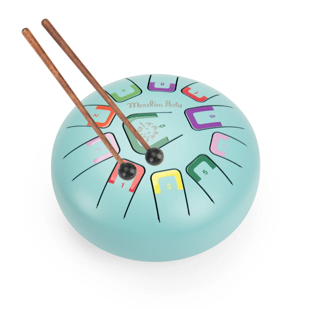 Moulin Roty - Puce & Pilou - Medium Tongue Drum x Tambu