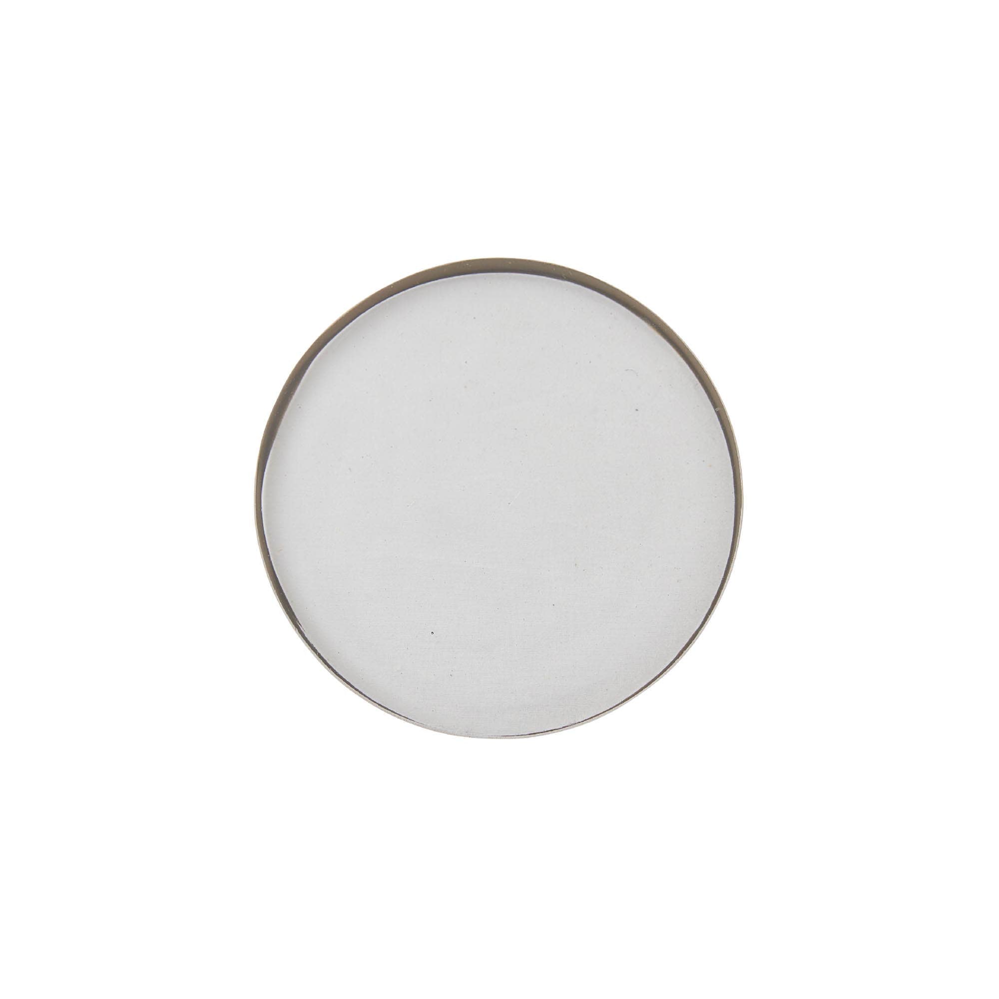 Rosy Rings - 5.5" Round Glass Candle Coaster