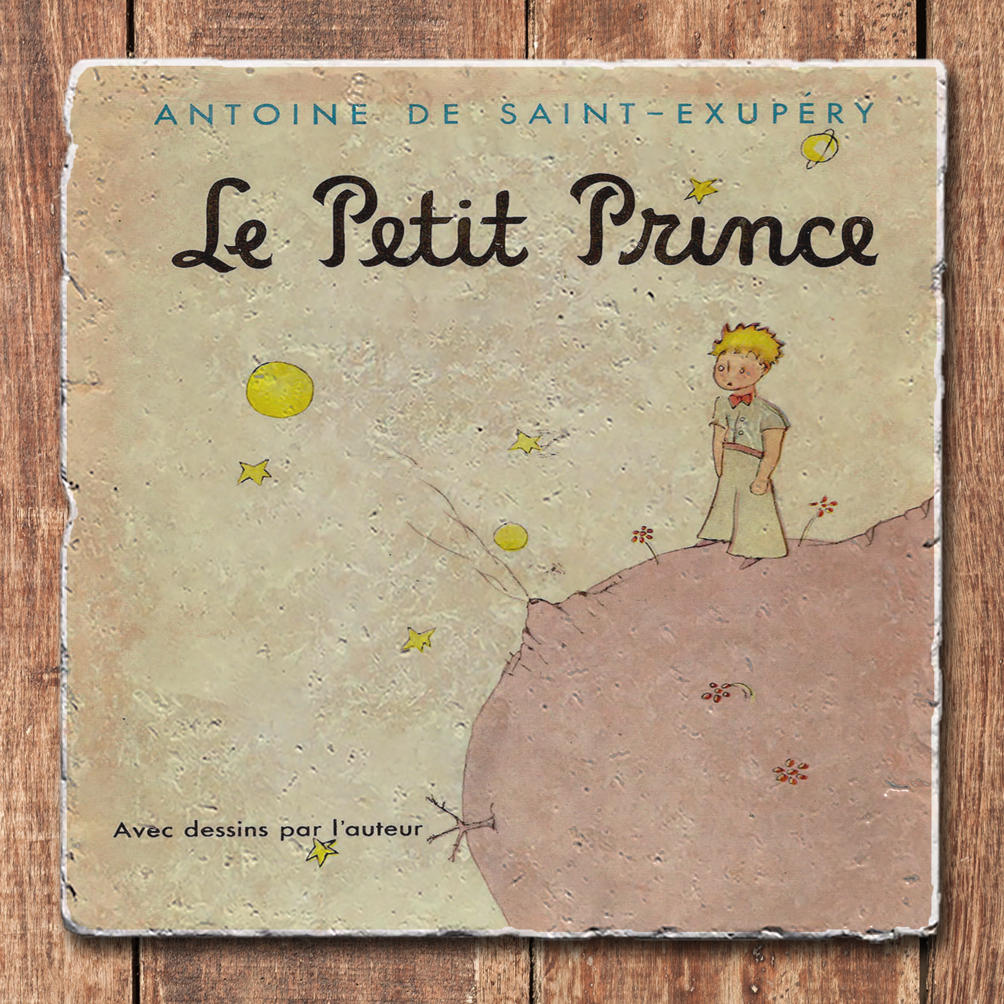 Dessous de verre classique - Le Petit Prince - de Saint-Exupéry