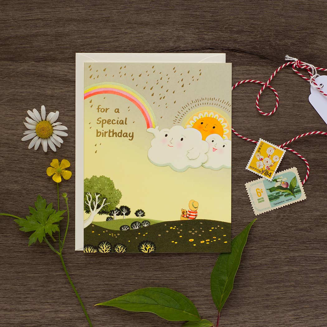 JooJoo Paper - Joyful Sky Birthday Greeting Card